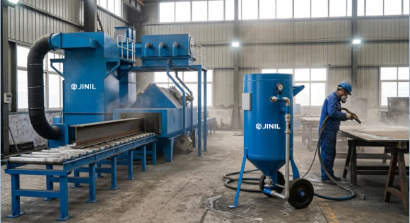 Airless Shot Blasting vs Air-Operated Shot Blasting: Which Is Better for Industrial Applications?